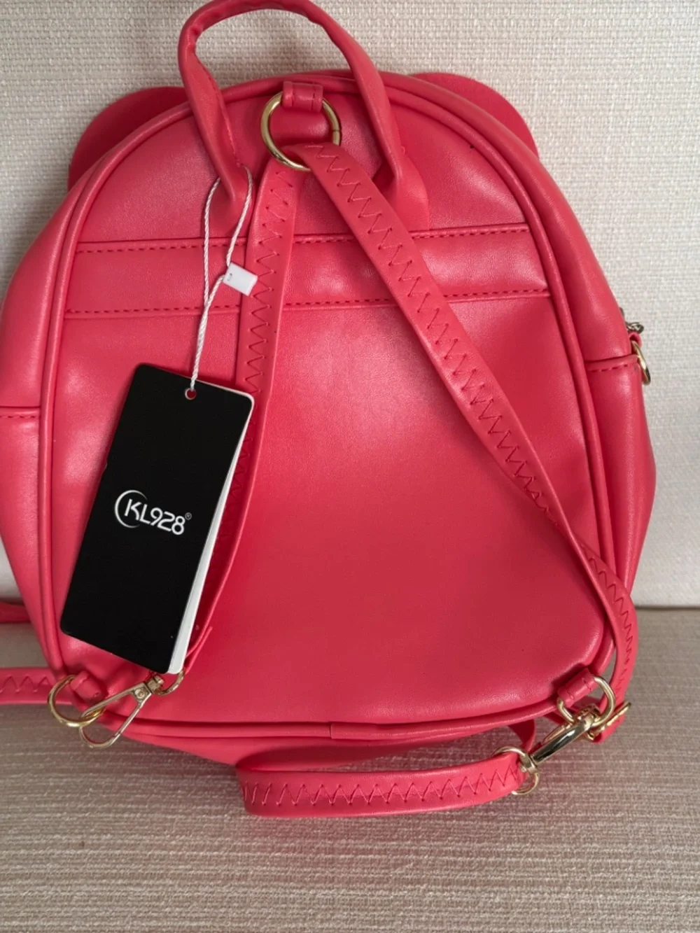 Pink polkadot mini mouse style purse